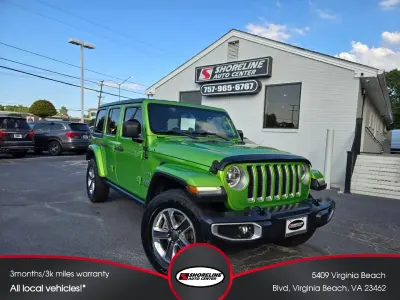2018 JEEP WRANGLER UNLIMITED ALL NEW SAHARA SPORT UTILITY 4D